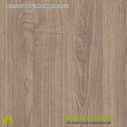 PAL Melaminat STEJAR CORBRIDGE GRI H3156 ST12 Egger