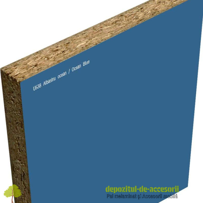 PAL Melaminat Albastru ocean U538-ST15