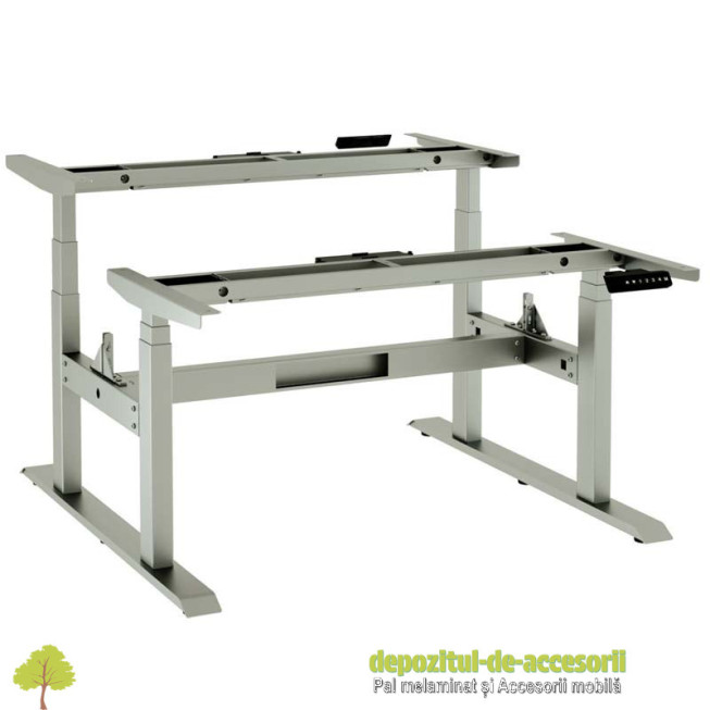 Birou dublu cu inaltimea reglabila Datalux XD04-3-2TT, 4 motoare