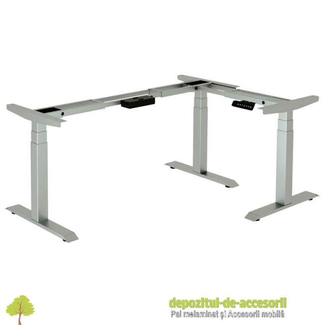 Birou de colt cu inaltimea reglabila Datalux XD04-3-3T90 3 motoare