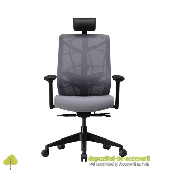Scaun ergonomic NATURE alb premium