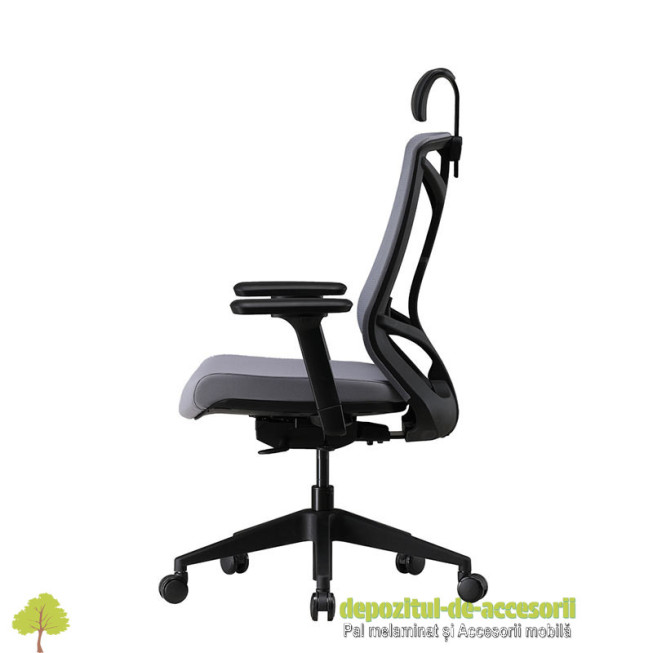 Scaun ergonomic NATURE alb premium
