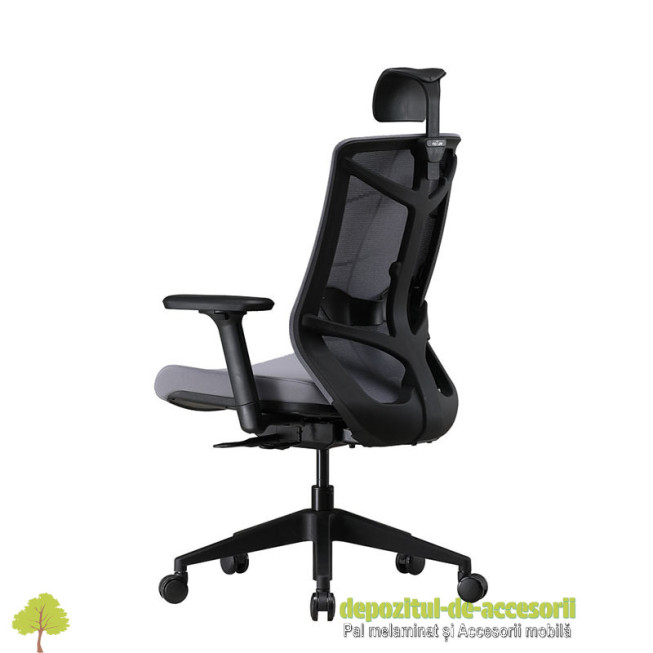 Scaun ergonomic NATURE alb premium