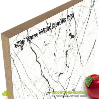 Panou MDF Toros White Marble super mat 3030 AGT