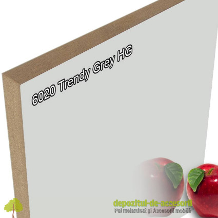 Panou MDF Trendy Grey 6020 super lucios AGT