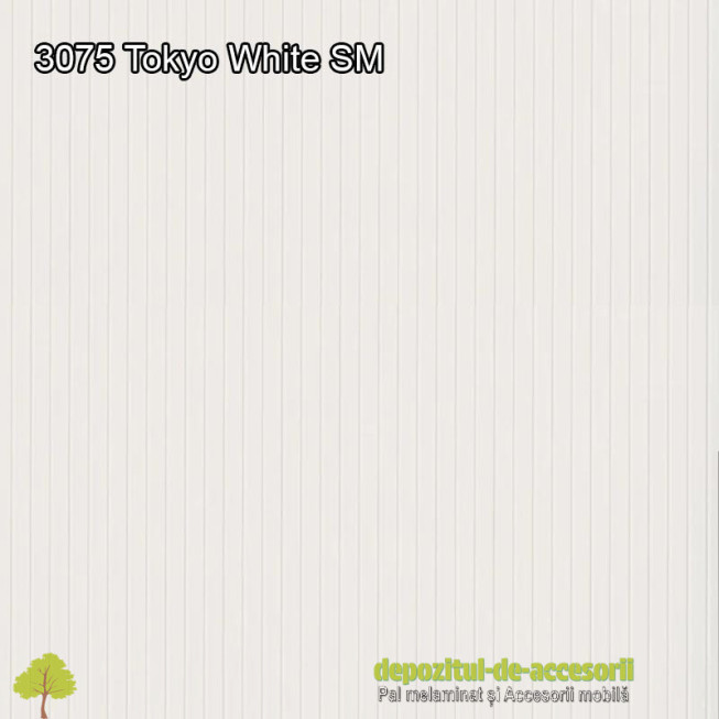 Panou MDF Tokyo White 3075 mat 3D AGT