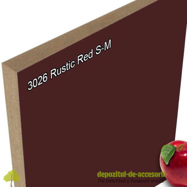 Panou MDF Rustic Red supra mat 3026 AGT