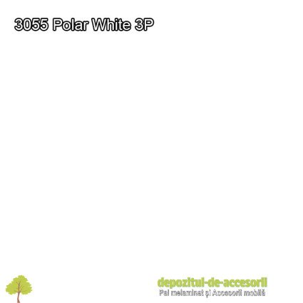 Panou MDF Polar White 3055 3P X2 FETE AGT super mat