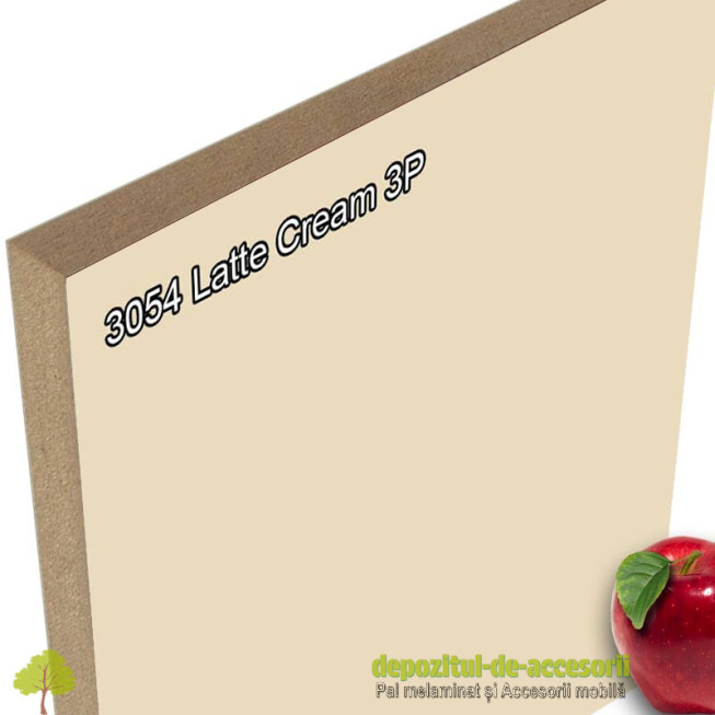 Panou MDF Latte Cream 3054 3P X2 FETE AGT super mat