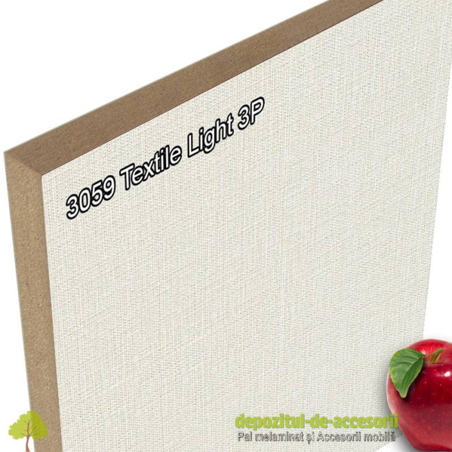 Panou MDF Textile Light 3059 X2 FETE 3P AGT super mat