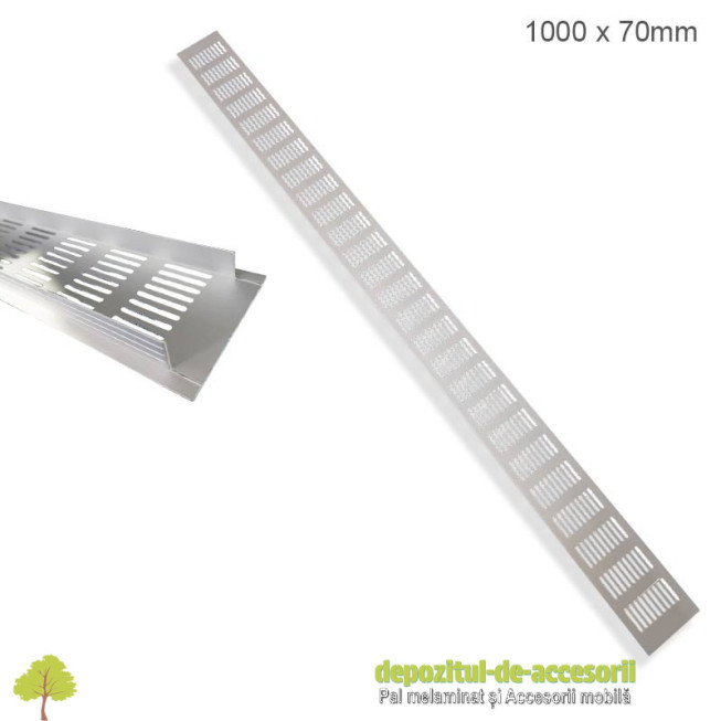 Grilă de aerisire 70 x 1000mm aluminiu