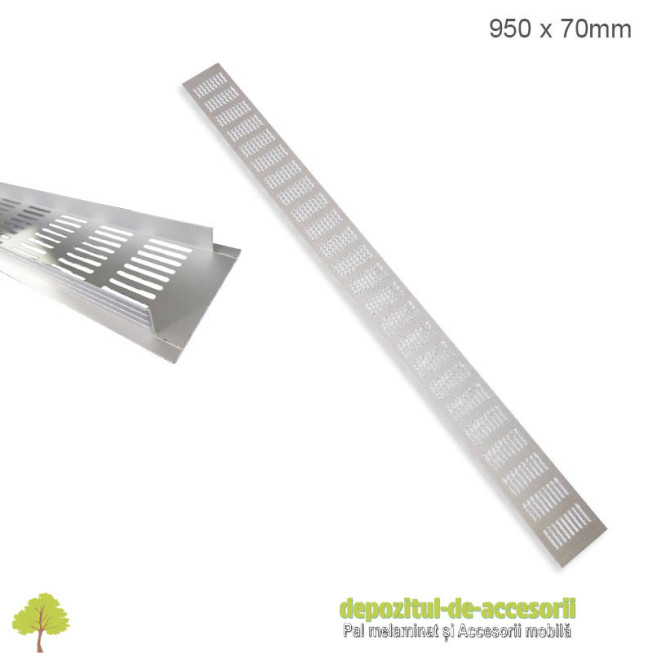 Grilă de aerisire 70 x 950mm aluminiu