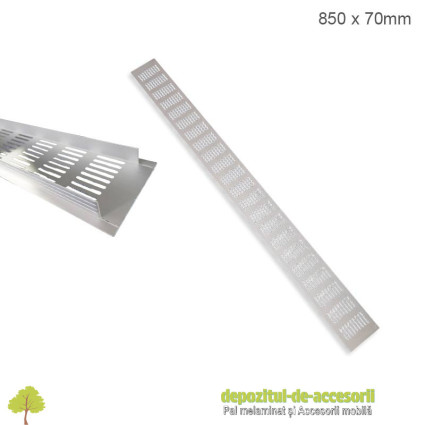 Grilă de aerisire 70 x 850mm aluminiu