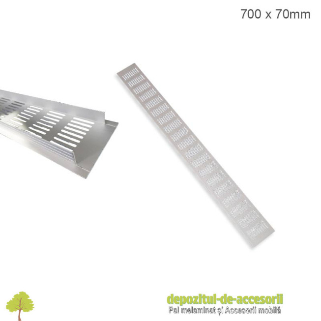 Grilă de aerisire 70 x 700mm aluminiu