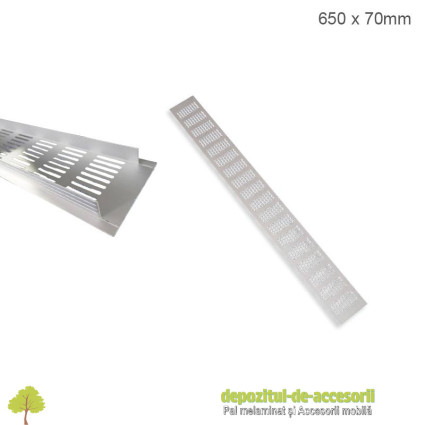 Grilă de aerisire 70 x 650mm aluminiu