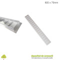 Grilă de aerisire 70 x 600mm aluminiu
