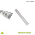 Grilă de aerisire 70 x 550mm aluminiu