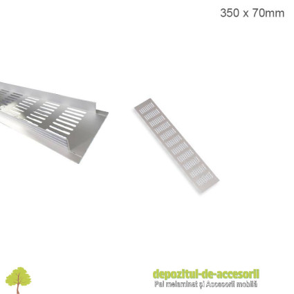 Grilă de aerisire 70 x 350mm aluminiu