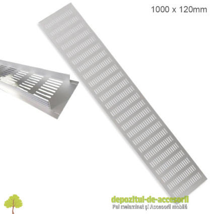 Grilă de aerisire 120 x 1000mm aluminiu