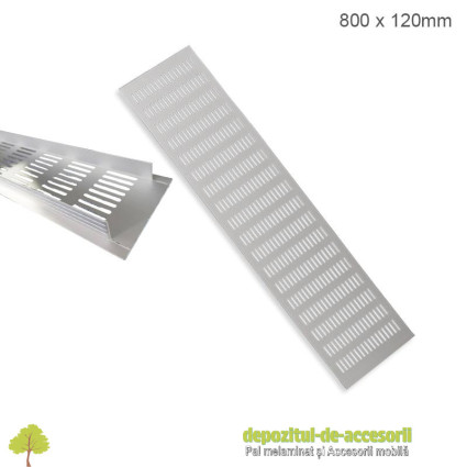 Grilă de aerisire 120 x 800mm aluminiu