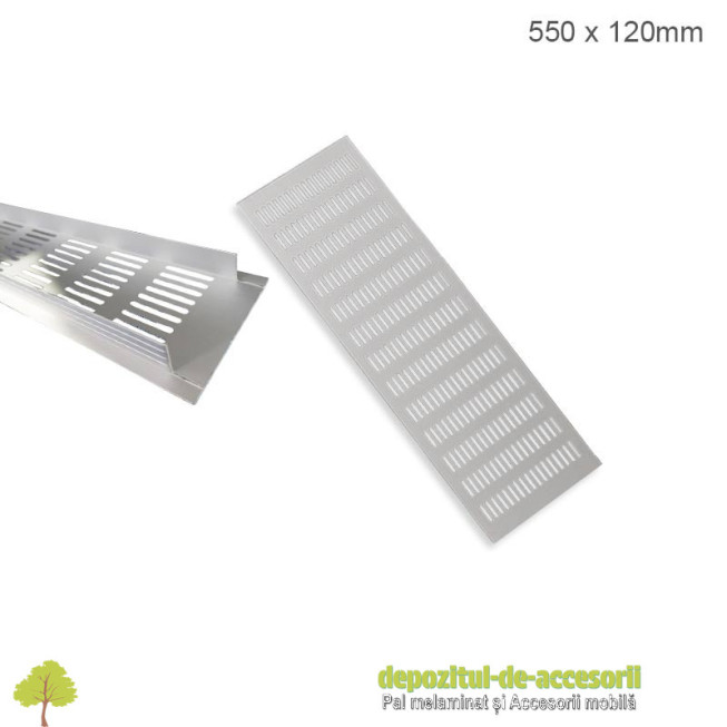 Grilă de aerisire 120 x 550mm aluminiu