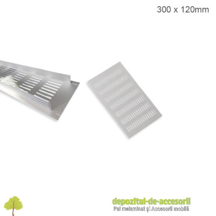 Grilă de aerisire 120 x 300mm aluminiu