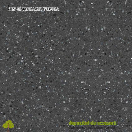 Blat de bucătărie mat 6023-SL TERRAZZO NEBULA 38x600x4100mm