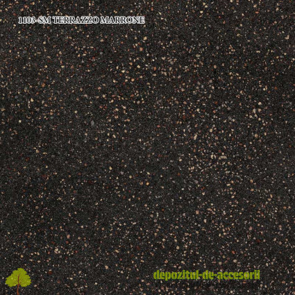 Blat de bucătărie 1103-SM TERRAZZO MARRONE 38x600x4100mm