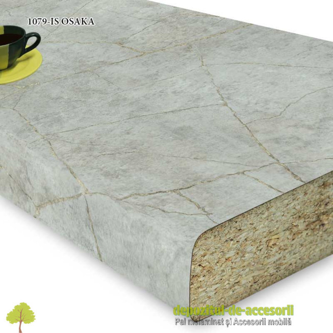 Blat de bucătărie 1079-IS OSAKA 38x600x4100mm SWISS KRONO
