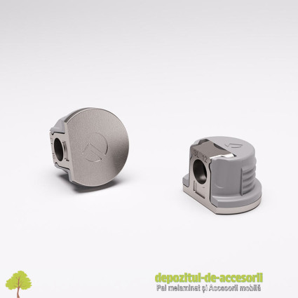 Set 4 x Suport pentru rafturi lemn MAORI 12x16mm nichelat