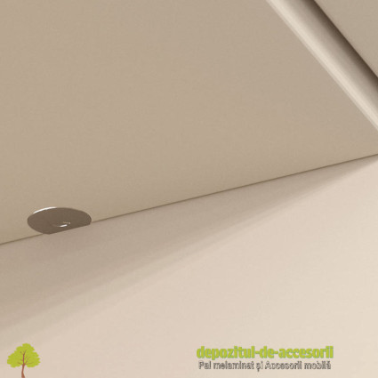 Set 4 x Suport pentru rafturi lemn MAORI 12x16mm nichelat