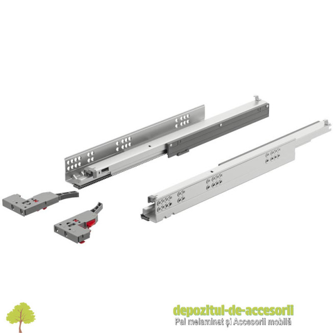 Glisiere sub sertar Hafele Matrix UM A30 Synchro, L450, 19 mm, 433.03.754