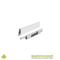 Sertar Hafele Matrix Box S35 laterala 16-84 mm, mecanism amortizare si autoinchidere integrat