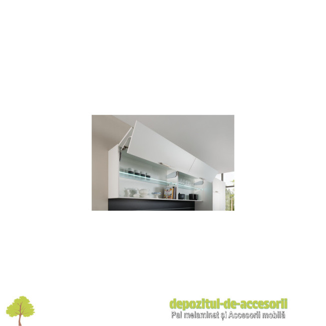 Mecanism de ridicare Free Fold, pentru usa franta din lemn-PAL-MDF sau cu rama din aluminiu