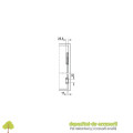 Mecanism de ridicare Free Fold, pentru usa franta din lemn-PAL-MDF sau cu rama din aluminiu
