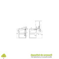 Mecanism Free-Up pentru ridicare front din lemn-PAL-MDF, sticla sau rama din aluminiu