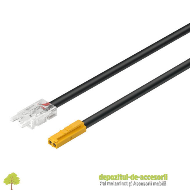 Cablu pentru alimentare banda LED Loox5, latime 8 mm, sistem 12 V, conector alimentare 5 A