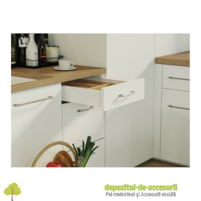 Sertar AXISPRO tip TANDEMBOX-H84mm, L350mm alb