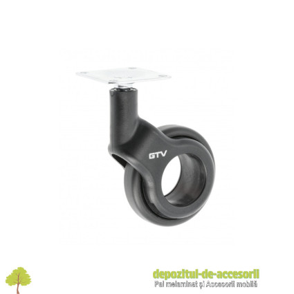 Rola STRADA 60mm, cu frana, transparenta