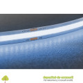 Bandă LED COB 12V, 320 LED/m, 8mm, 8W/m, Alb Rece