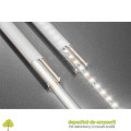Bandă LED COB 12V, 320 LED/m, 8mm, 8W/m, Alb Rece