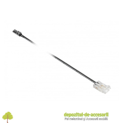 Conector de alimentare pentru banda COB 8mm, cu cablu 2m si mufa mini-AMP