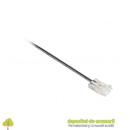 Conector de alimentare pentru banda COB 8mm, cu cablu 2m