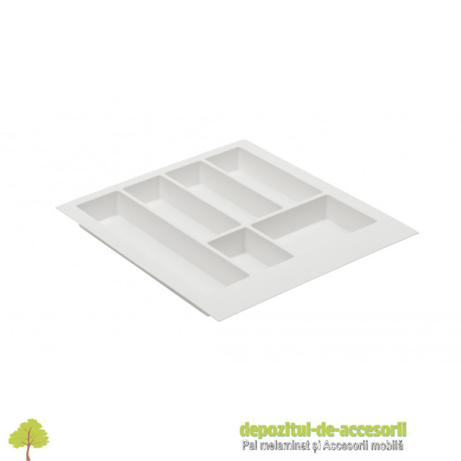 Organizator tacamuri AXISSPACE, corp 500mm, alb