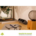 Priza incorporabila SOFT, 2x Schuko, 2x USB, argintiu
