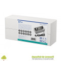 Priza de mobilier MULTISOFT, 2xSHUKO, USB A+C, RJ45, cablu HDMI 1,5 m, aluminiu