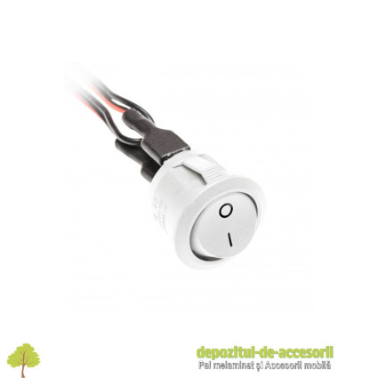 intrerupator basculant, 12Vcc, 36W, alb