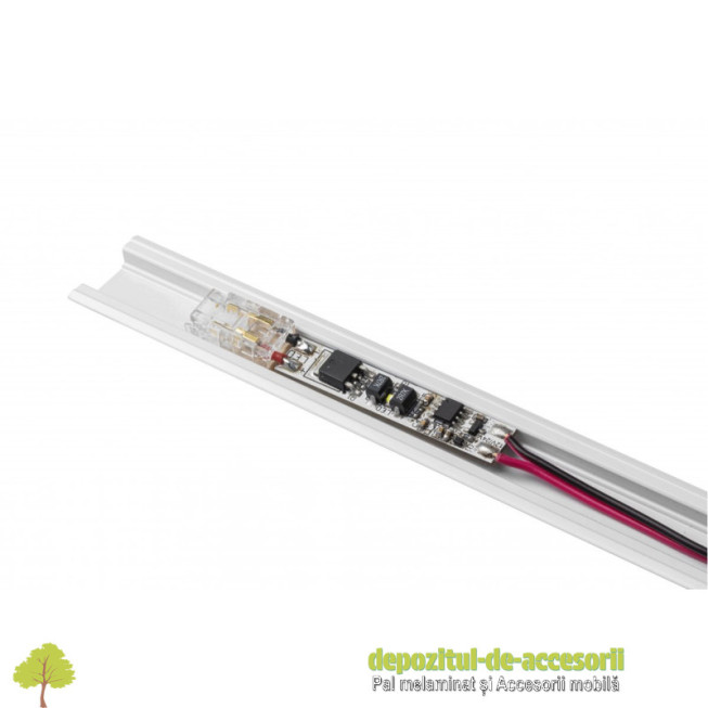 intrerupator tactil pentru profil, reglabil, max_ 36-72 W, DC12-24V, conector COB, cablu miniAMP 15 cm