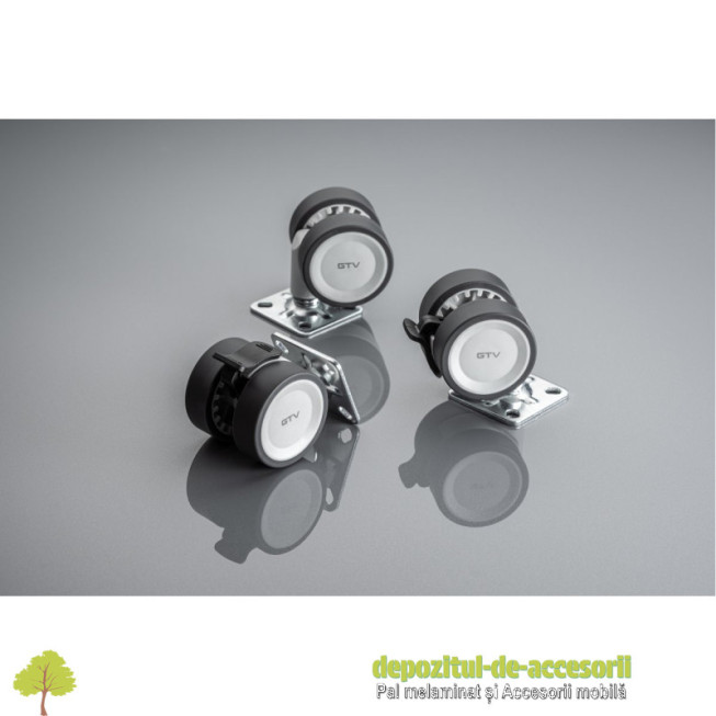 Rola CIRCO 50mm, fara frana, cromata