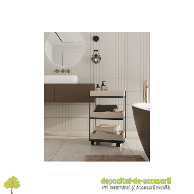 Rola CIRCO 50mm, fara frana, cromata